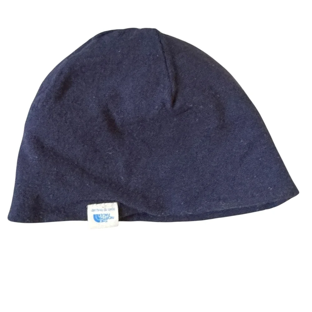 The North Face Infant Moose Applique Beanie‎ Hat Navy 0‑6M Baby Outdoor